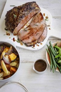 MUSTARD AND TARRAGON ROAST BEEF