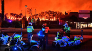 Peregian bushfires among unforgettable moments in officer’s 30-year career